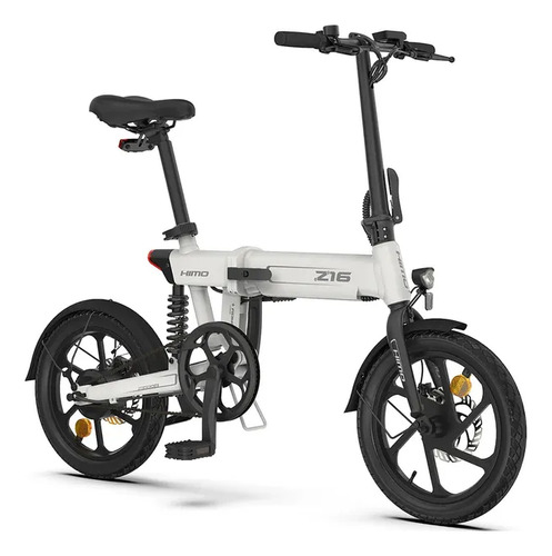 Bicicleta Eléctrica Plegable Xiaomi Himo Z16 Con Ruedas De 1 Blanco
