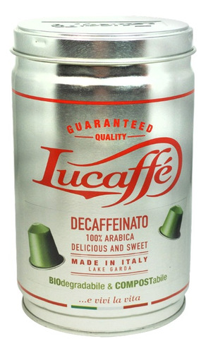 Café Lucaffé Descafeinado 20 Capsulas