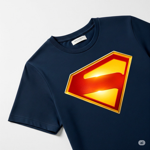 Playera Superman Legacy 2025 Logo En Pecho