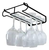 Comprar Colgador De Copas Organizador De Alacena 2 Carriles Negro