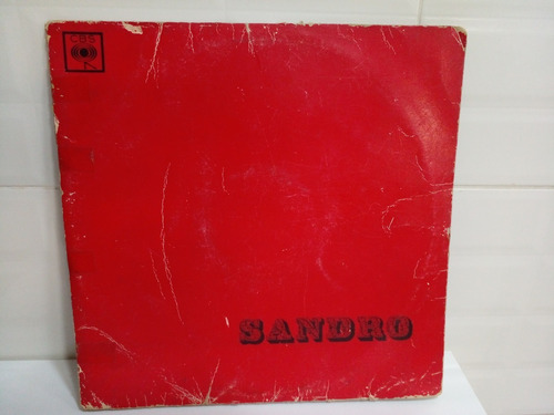 Disco Rojo Lp De Vinilo De Sandro Año 1969