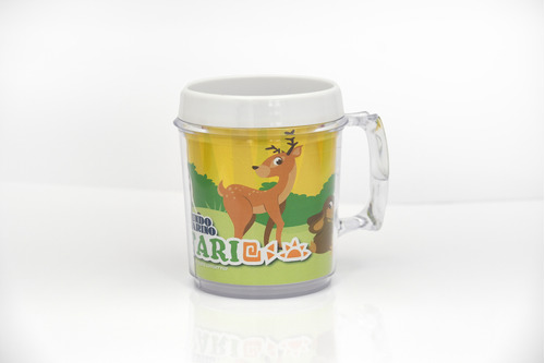 Taza Térmica Infantil Safari Mundo Marino