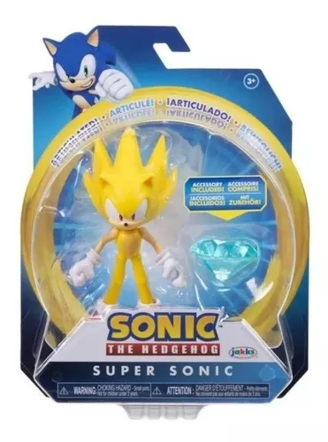 Boneco Sonic Articulado Com Acessório Hedgehog - Jakks