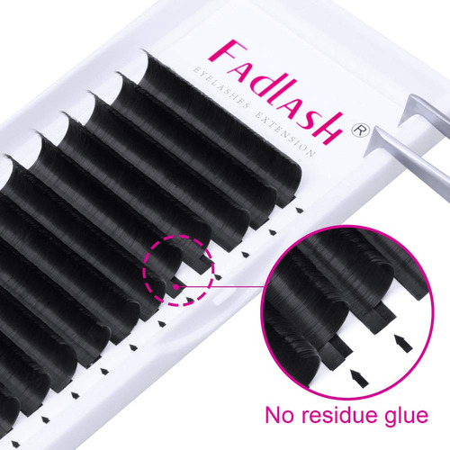 Extensiones De Pestañas Fadlash Volumen Multi Longitud Fácil