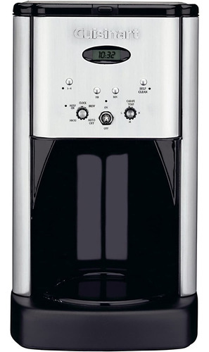 Cafetera Cuisinart Dcc-1200p1 Programable 12tazas Automatica Color Black/stainless