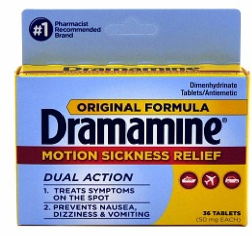 Dramamine Fórmula Original Tabletas De 36 Ea (pack De 2)