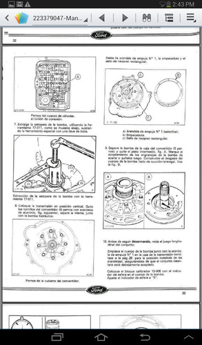 Manual Transmisión Automática Ranger 88-94 (a4ld) Español (Usado)