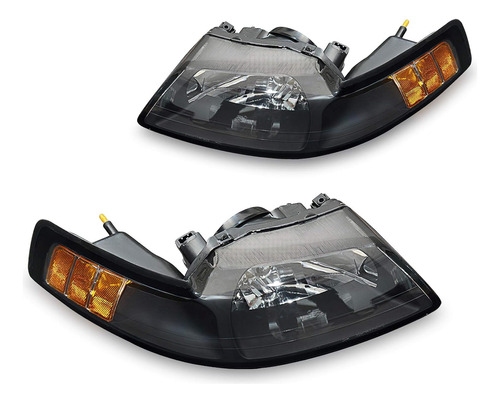 Faros Delanteros Para Ford Mustang 99 01 02 03 04, Carcasa N