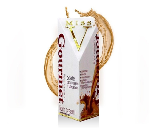 Aceite Intimo Lubricante Comestible Miss V Licor Cream 30ml
