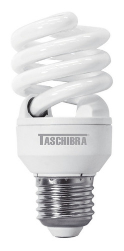 Lâmpada Fluorescente Full Espiral 25w E27 6400k Taschibra 