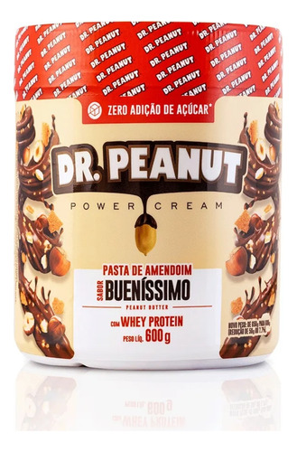 Dr Pasta De Am. 600g Chocotine Dr Peanut Renato Cariani