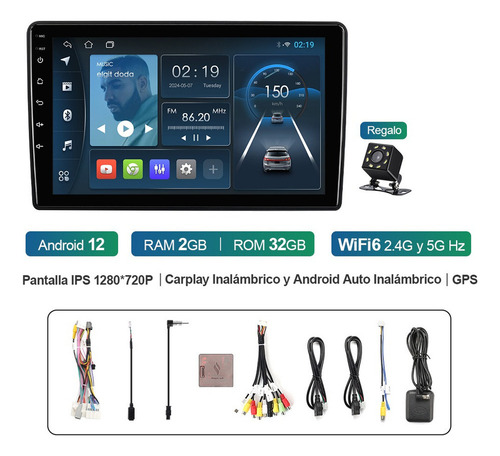 P Stereo 2+32g Carplay For Renault Captur Duster Logan