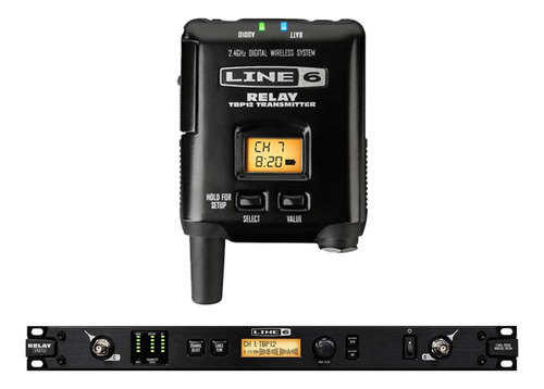 Sistema Inalambrico Guitarra Line 6 Relay G90 Color Negro