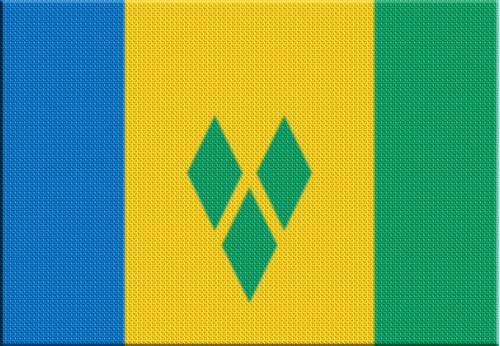 Parche Termoadhesivo Bandera San Vicente Y Granadinas