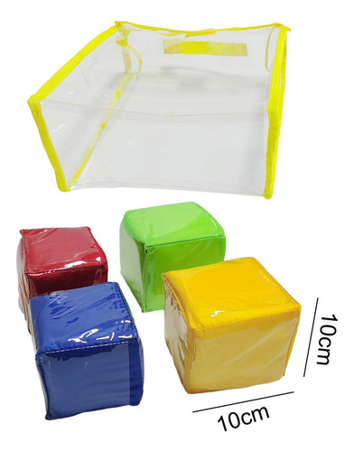 4x Cubos De Juego, Cubos De Enseñanza, Imágenes,