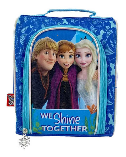 Lonchera Vertical Para Niña Elsa Y Sus Amigos Disney