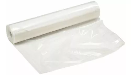 Lona Impermeable Transparente 0.10mm X 1m X 10 M Polietileno