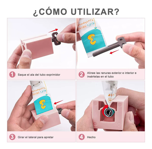 Bebeay Exprimidor De Pasta De Dientes Multifuncional, 4