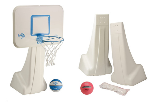 Dunnrite Poolsport Set De Aro De Baloncesto 2 En 1 Con Red .