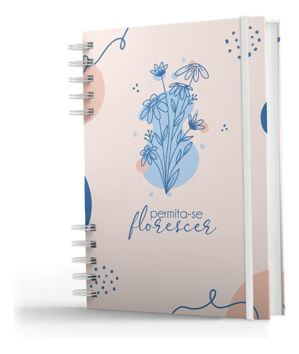 Caderno De Anotações -200 Pag- Coleção Floral - Permita-se