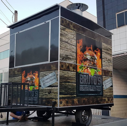 Imagem 4 de 12 de Trailer Food Truck Carreta Carrinho De Lanche Food Treiler