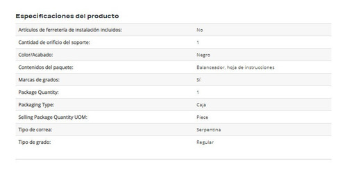 Polea Cigueñal Dodge Nitro 3.7l V6 2012