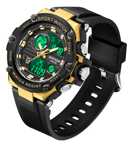 Reloj Digital Con Fecha Led Impermeable Para Hombre Sanda 31