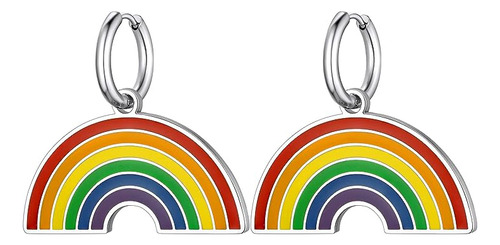 Gay Pride Lgbtq Collar Arcoiris Aretes Lgbt Accesorios Del M