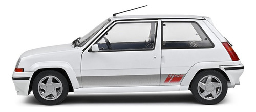 Miniatura Renault 5 Gt Turbo Mk2 1989 1:18 Solido Branco