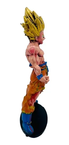 Boneco de Resina Goku Super Sayajin Desenho Dragon Ball em