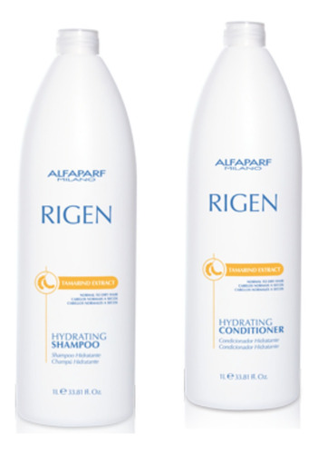 Shampoo E Condicionador Hidratante Rigen Hydrating 1 Litro