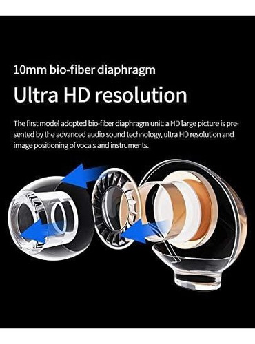 Imagen 4 de 11 de Auriculares Internos Con Cable Desmontable | Hifihear Blon