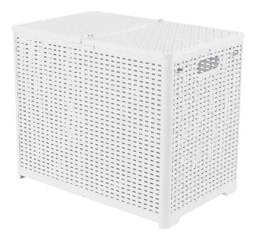 Cesta Para Ropa Sucia Con Tapa Con Compartimentos Para Ropa