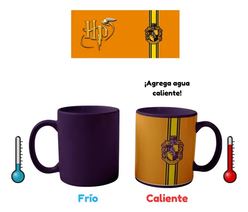 Mug Magico Harry Potter 4 Casas Howards Gryffindor + Nombre