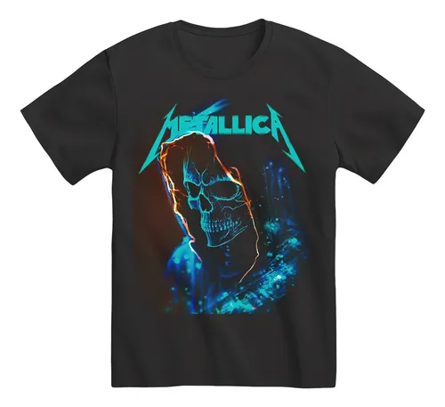 Camiseta Estampada Dtf Premium Metallica 01