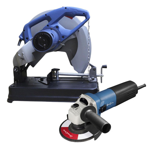 Cortadora De Metales 14´ + Miniesmeriladora 850w Dongcheng