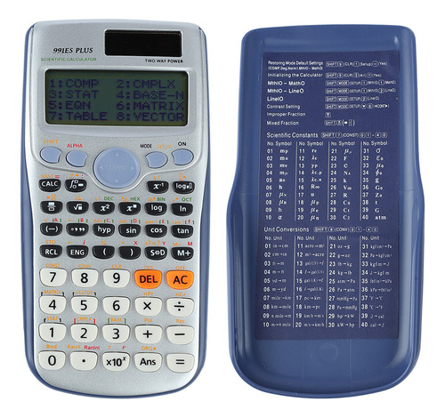 Calculadora Científica Con Tapa Deslizante, Botones Transpar