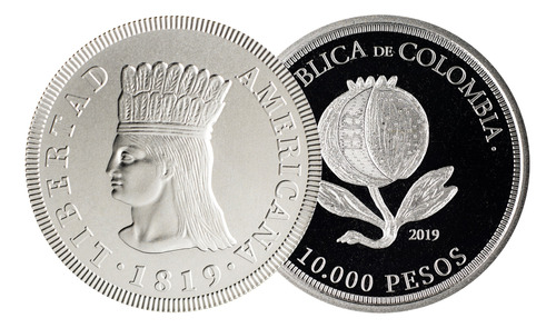 Moneda Conmemorativa Del Bicentenario - $10.000 Pesos Col.
