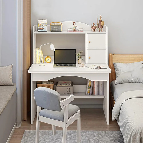 Escritorio De Estudio Multiuso Blanco Oficina