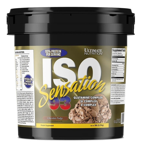 Ultimate Nutrition | Iso Sensation Whey Isolate | 5lb | Choc