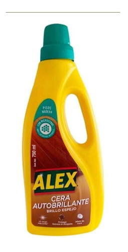 Cera Autobrillante Para Piso De Madera 750 Ml Alex