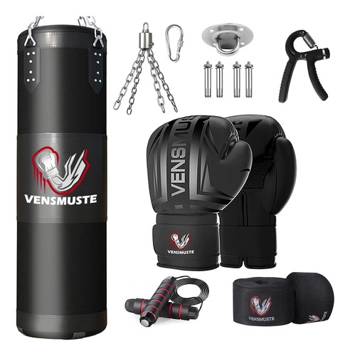 Punching Bag For Adults, 4ft Oxford Heavy Boxing Bag Set, Pu