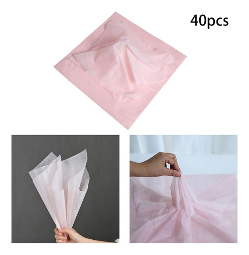 2 Surtido De Papel De Regalo Floral Premium Para 30cmx30cm