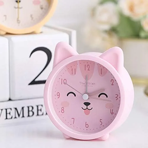 Danse Jupe 3 Kids Alarm Clock Round Silicon Analog Desk J7