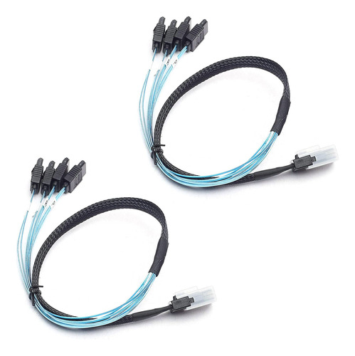 Cable Interno Conexion Mini Sa 4-sata Sff-8087 (2 Unidad In)