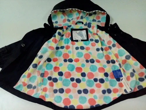Chamarra Mon Caramel Azul Capucha. La Segunda Bazar Cuotas sin
