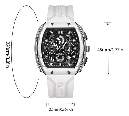 Mark Fairwhale 5670 Reloj De Cuarzo Para Hombre, Moderno Y D