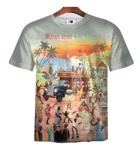 Remera Zt-0369 - Weather Report Black Market