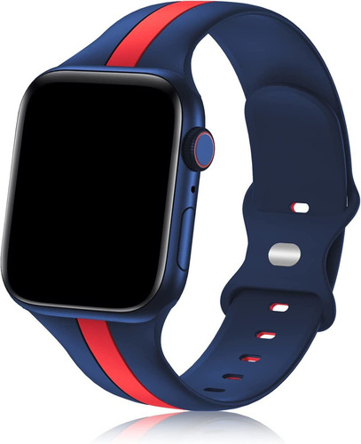 Malla Para Apple Watch Blue Red / - 42mm/44mm/45mm/49mm