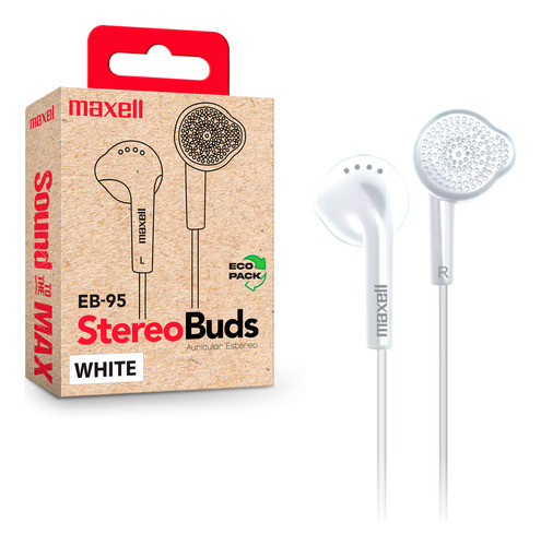 Audifono Eb-95 Maxell Stereo Buds In-ear Trs 3.5mm